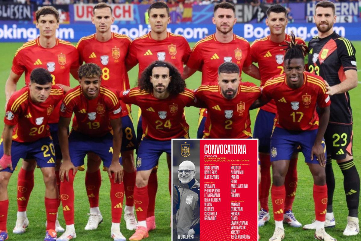 La convocatoria de España para arrancar las eliminatorias al Mundial: dos jugadores del Real Madrid y siete del Barcelona