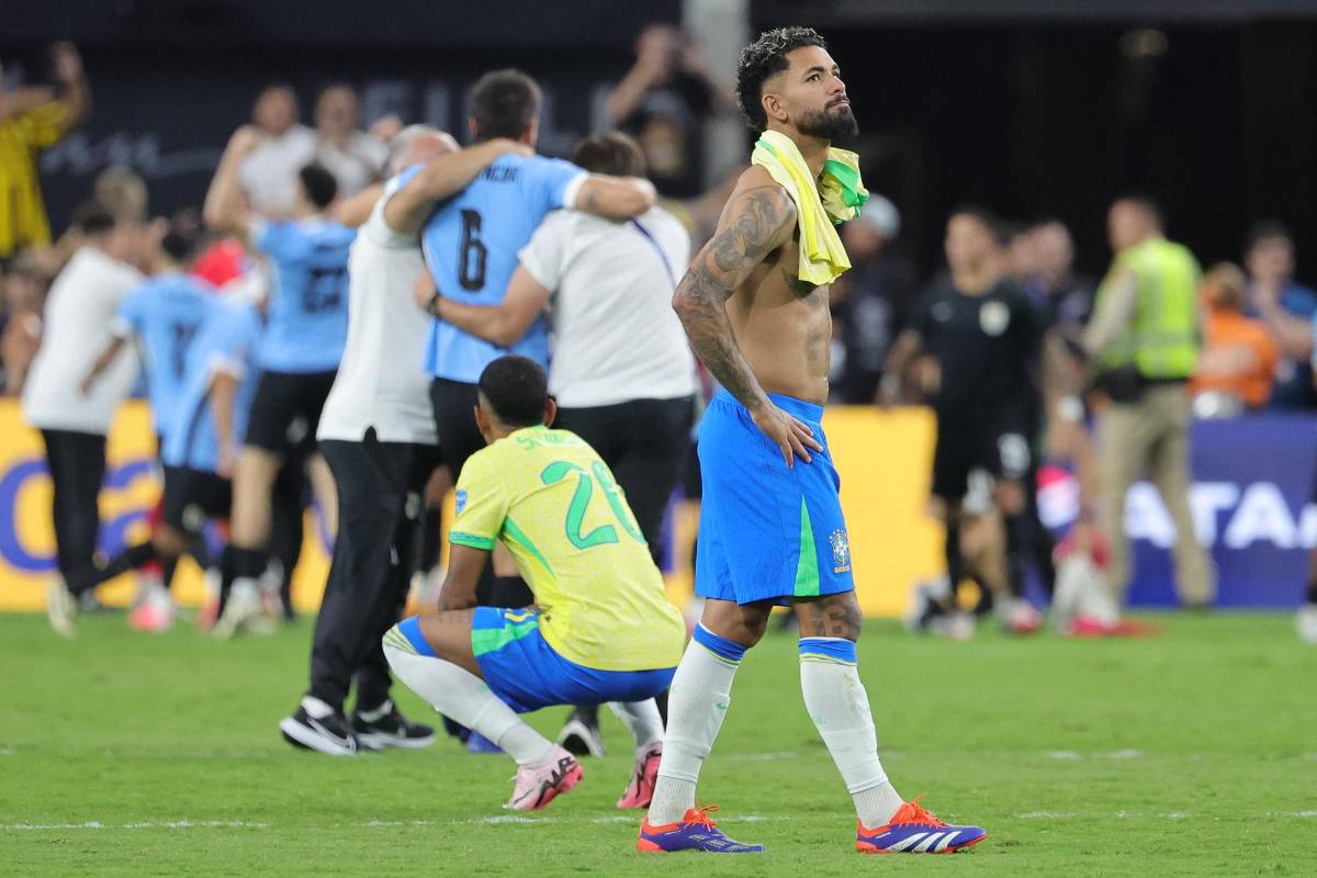 El gran villano de Brasil en la eliminación de Copa América, lágrimas en el festejo de Uruguay y así fue captado Vinicius