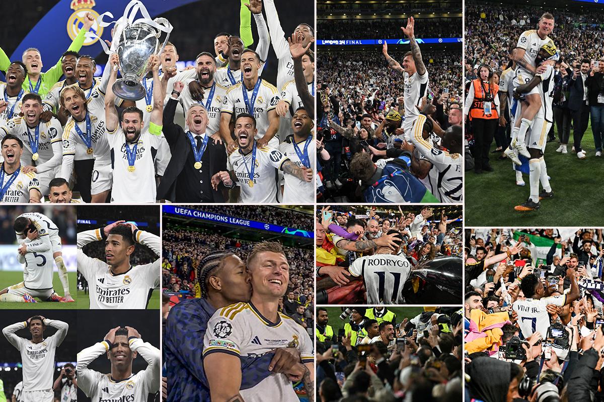 Así festejó Real Madrid la 15: Ancelotti sacó los pasos prohibidos, la emoción de Bellingham y Kroos dijo adiós