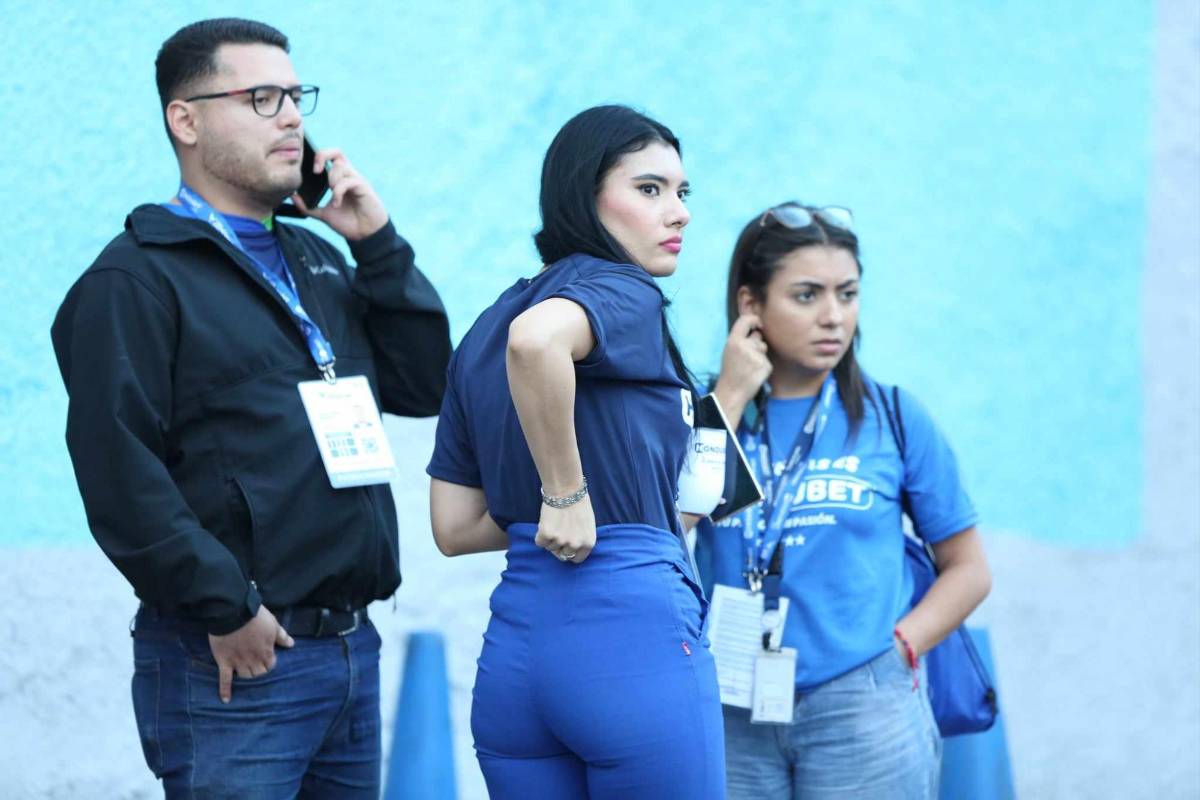 La belleza capitalina en su máximo esplendor disfrutó de la final entre Motagua vs Olimpia