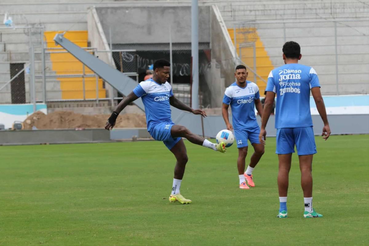 Futbolista se ejercitó separado: así fue el último entrenamiento de la Selección de Honduras previo al viaje a Nicaragua