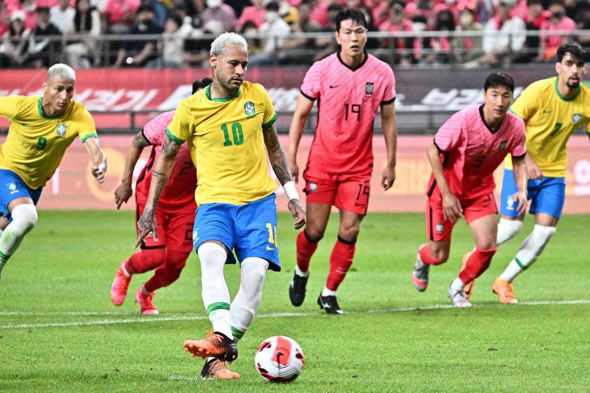 Brasil le receta una paliza formidable a Corea del Sur en Seúl con doblete de Neymar