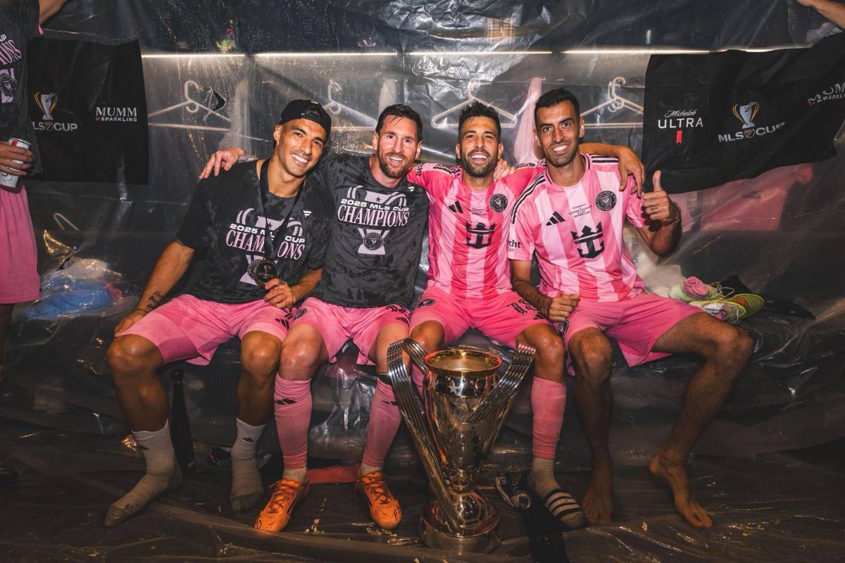 Imágenes: Messi, Antonela y Beckham presentes en el festejo privado de David Ruiz tras ganar el Inter Miami la MLS