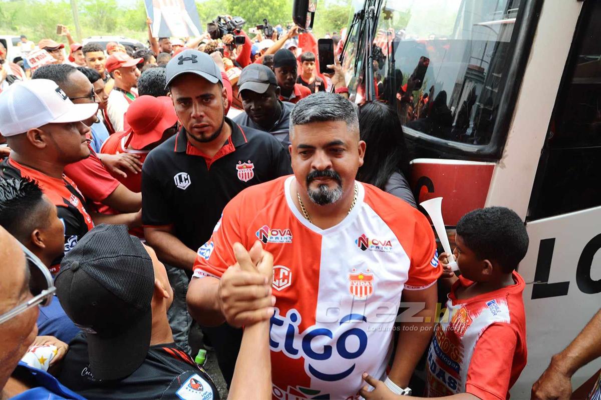 La invasión roja que hubo en Choluteca para la “final” entre UPN y Vida por el no descenso en la Liga Nacional