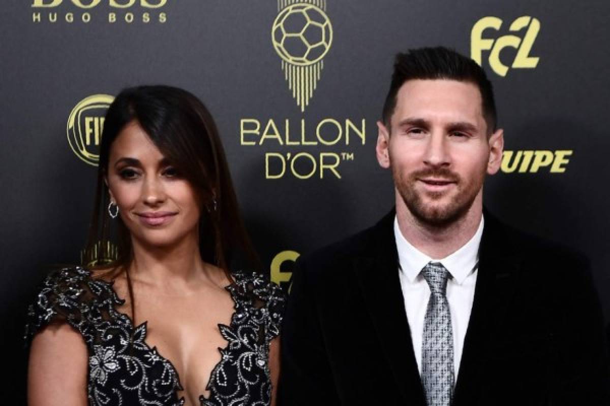 Antonella Roccuzzo deslumbra con su belleza en la gala del Balón de Oro 2019