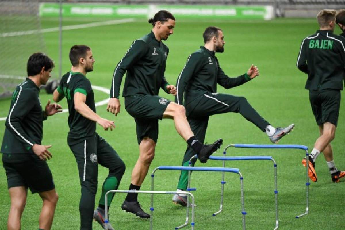 Ibrahimovic es captado entrenando con equipo sueco y le pone una condición al Milan para renovar  
