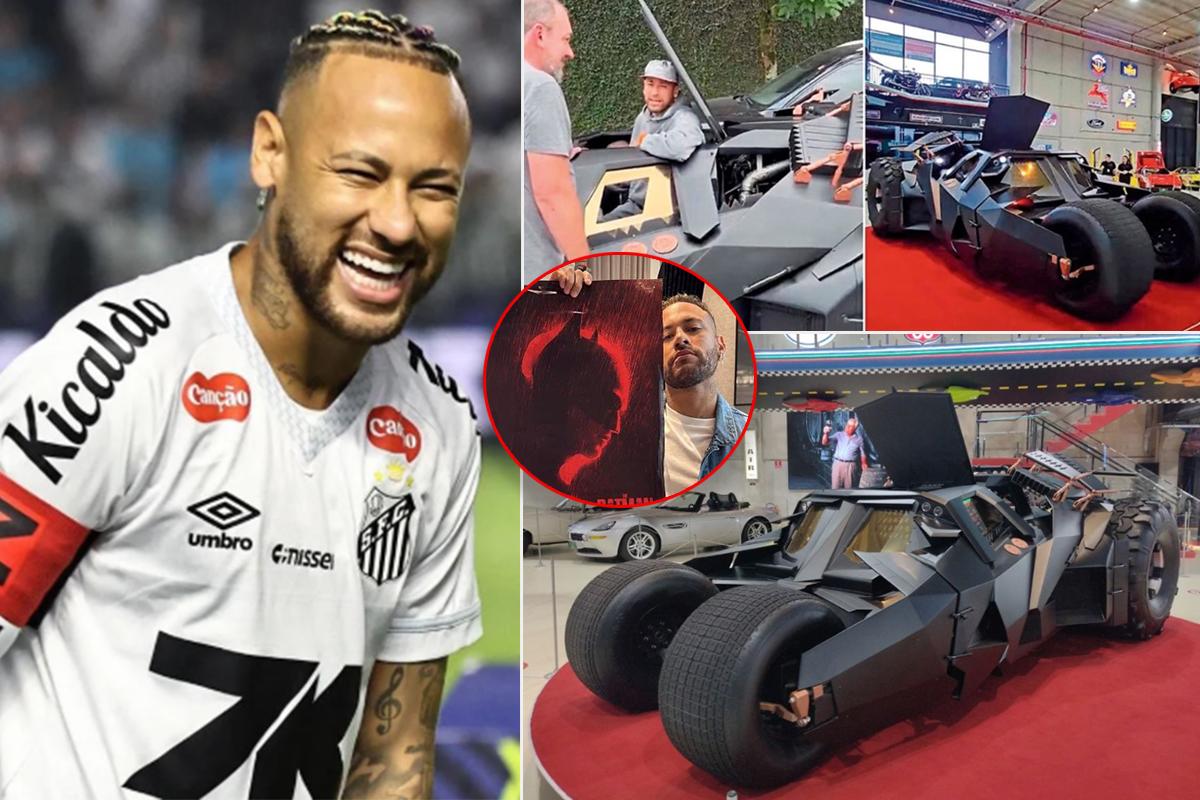Neymar compró el Batimóvil, pero no puede usarlo: tres años en construirse y la millonada que pagó por su nuevo capricho