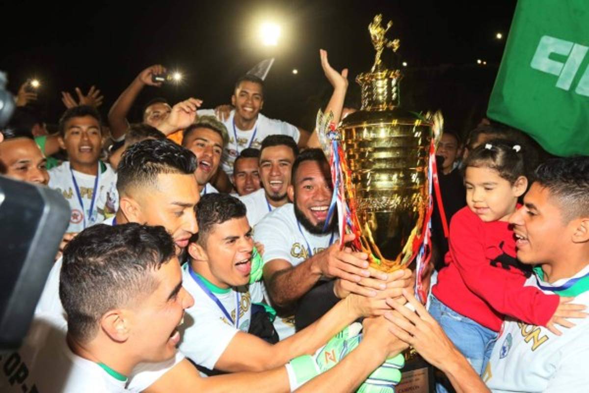 EN FOTOS: Así celebró Infop el ascenso a Liga Nacional de Honduras
