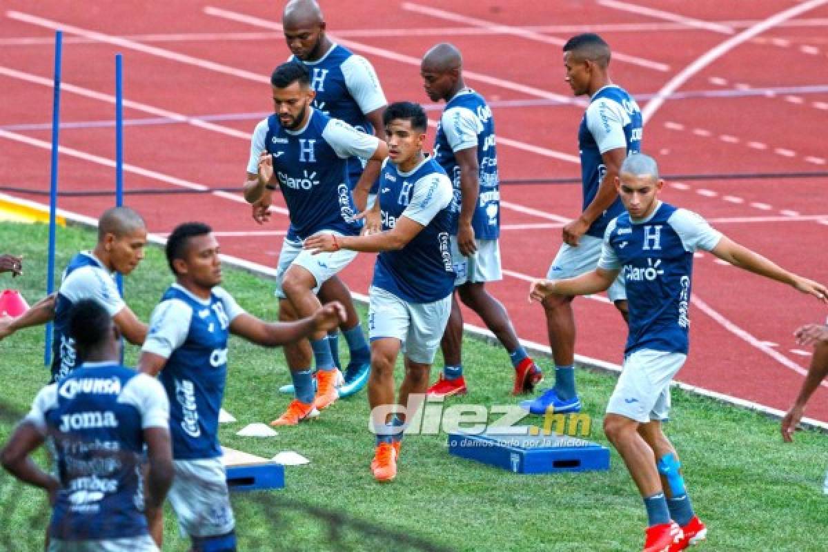 ¡Con todo! Así fue el último entrenamiento de Honduras antes de enfrentar a Chile