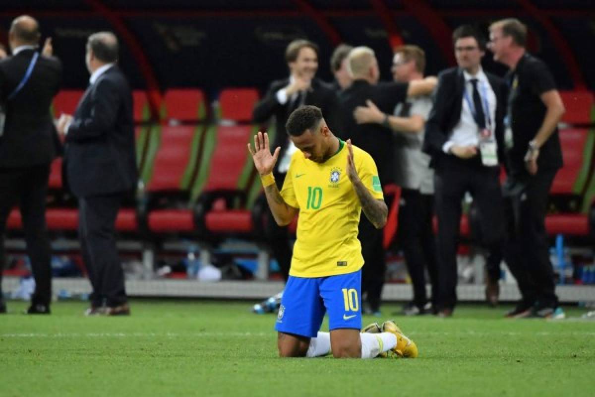 NO SE VIO EN TV: Desgarrador llanto de los brasileños; bronca entre Neymar y figura belga