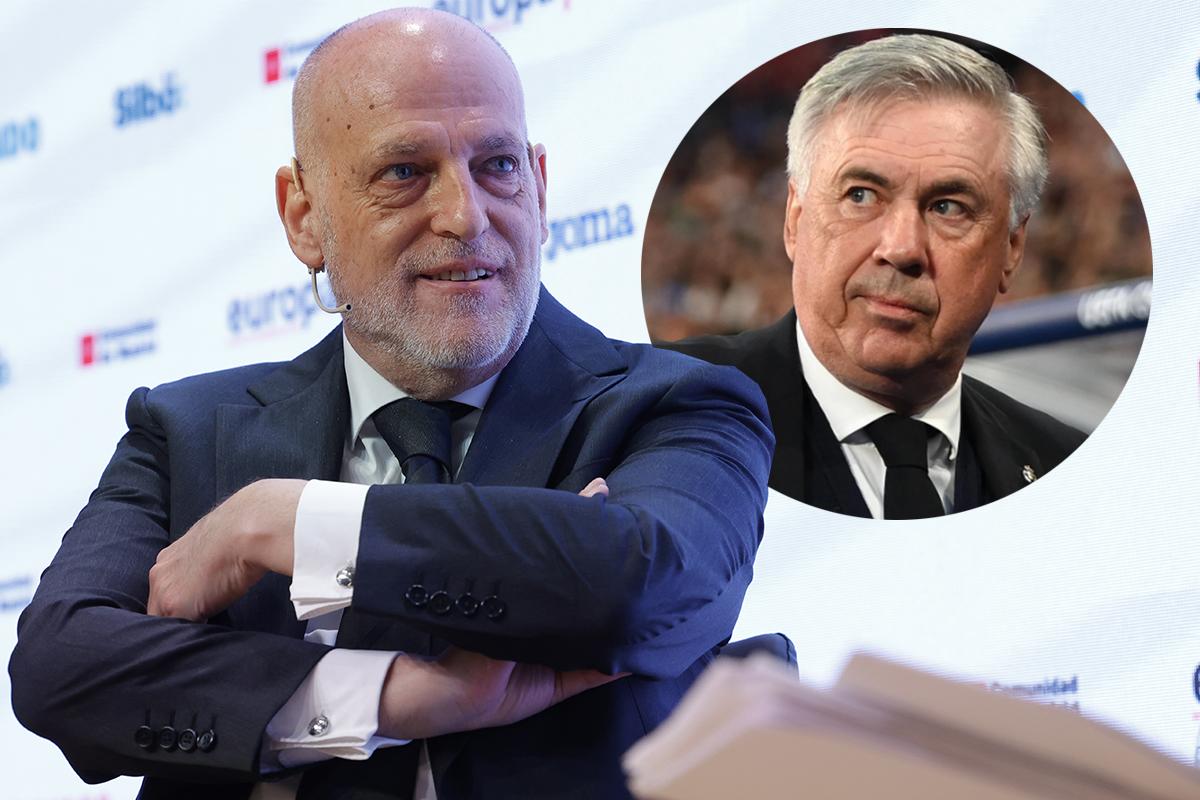 “Que te usen para esto es una pena”: Tebas contestó a Ancelotti y explica por qué llamó al Real Madrid un “club llorón”