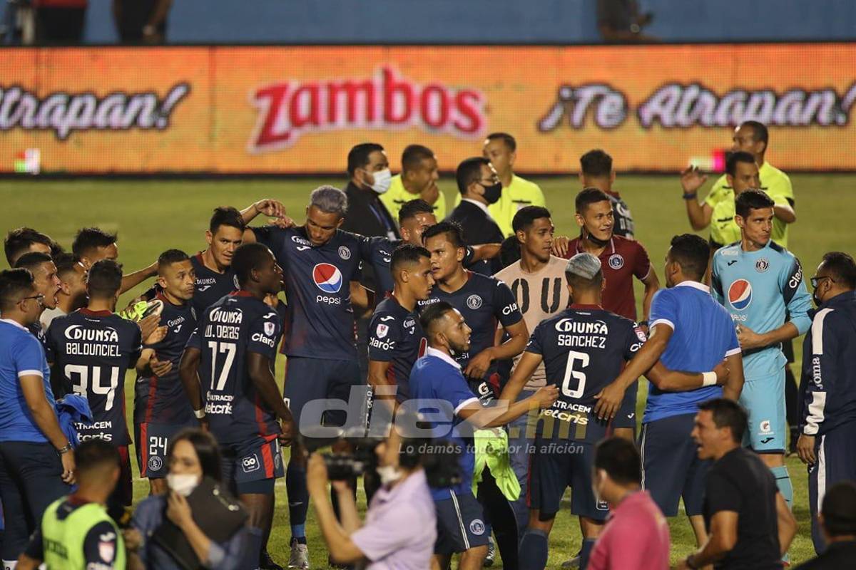 Así festejó Motagua tras avanzar a la final, la tristeza y amargura en Olimpia y las bellas chicas que sufrieron por el león