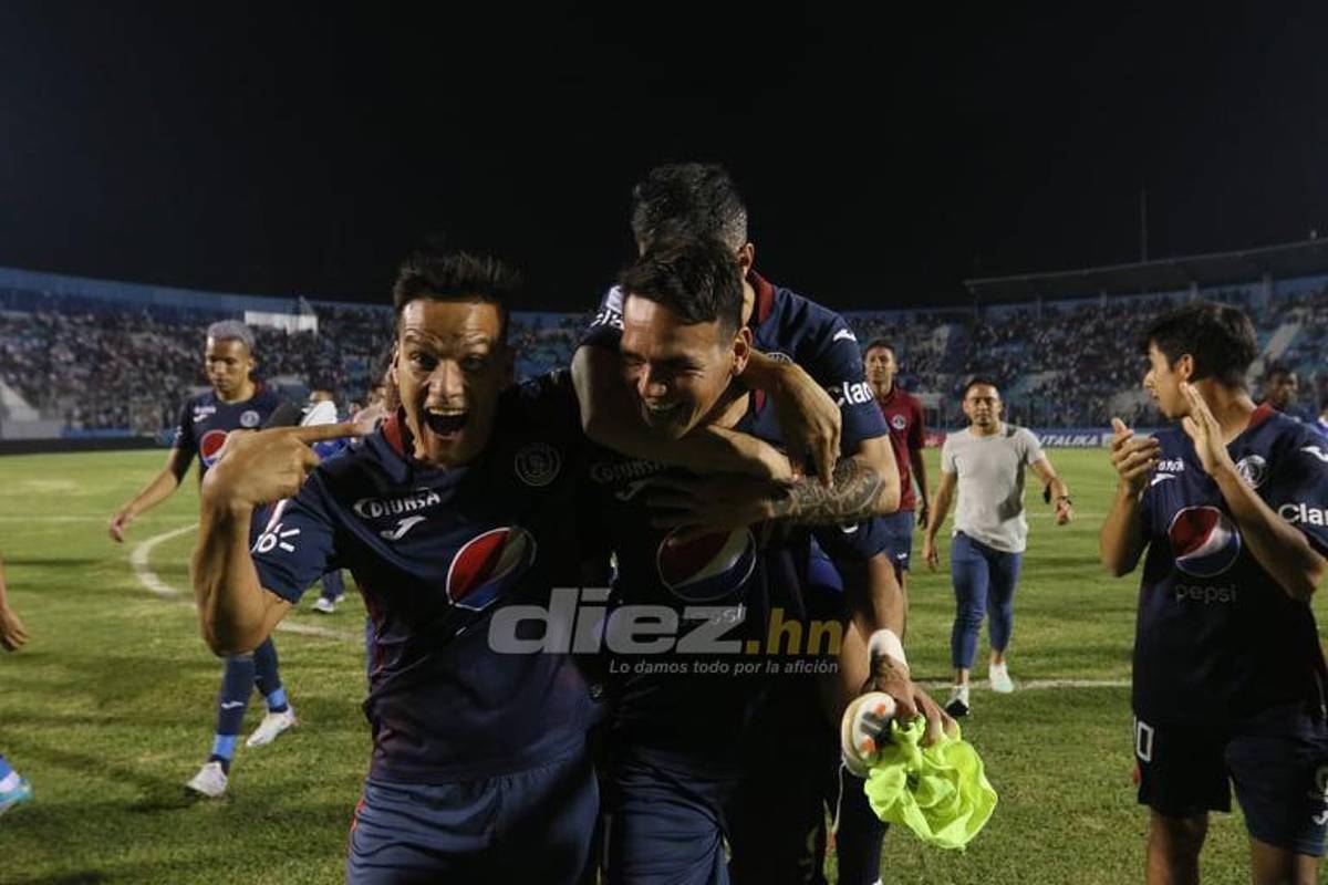 Así festejó Motagua tras avanzar a la final, la tristeza y amargura en Olimpia y las bellas chicas que sufrieron por el león