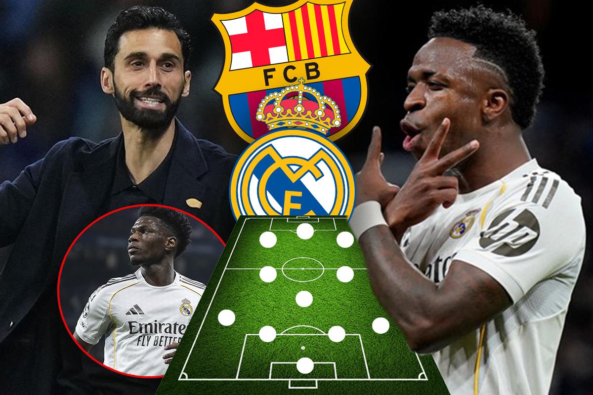 Alineación del Real Madrid para el Clásico ante Barça: Arbeloa los recupera y las bajas