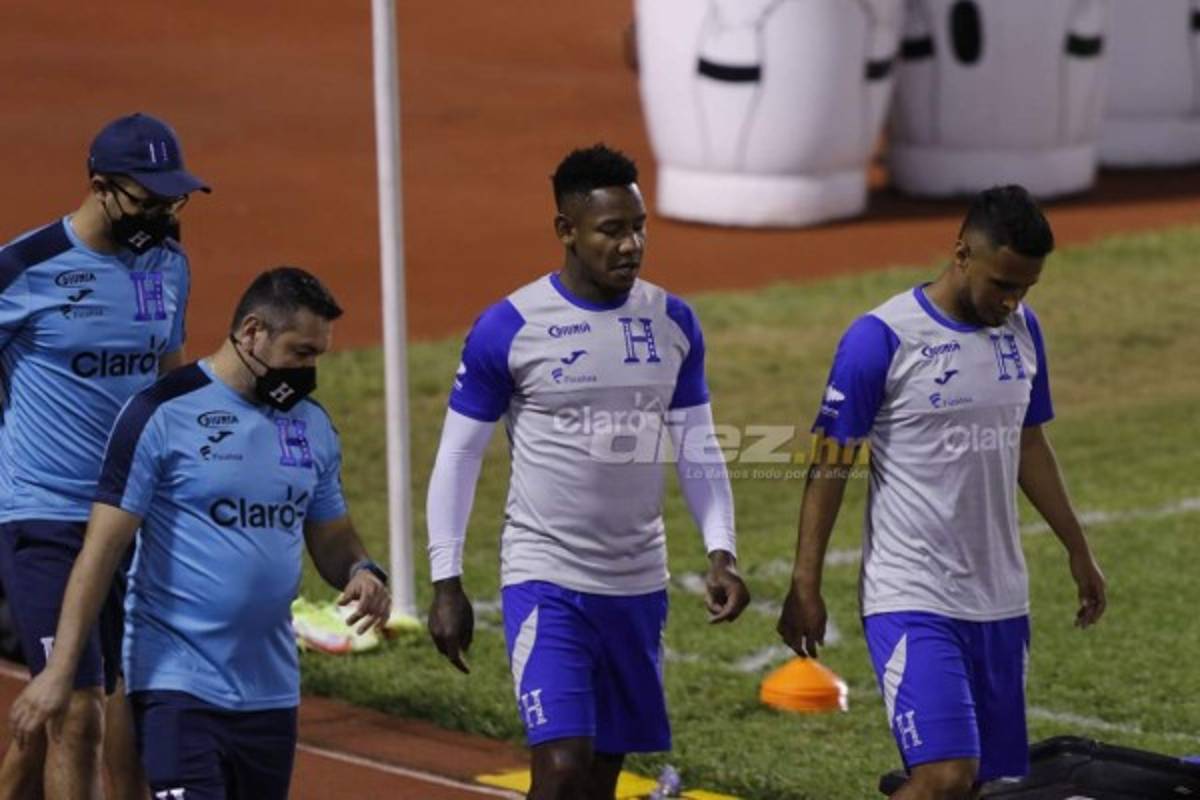 Con cuatro legionarios y los cañoneros del Vida: así fue el primer entrenamiento de Honduras en el Estadio Olímpico