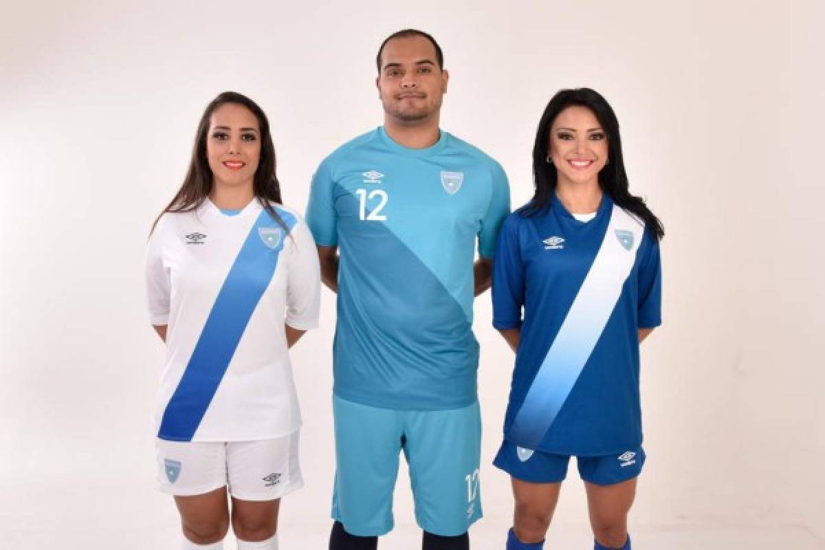 Las camisas que utilizarán las selecciones en la Copa Centroamericana