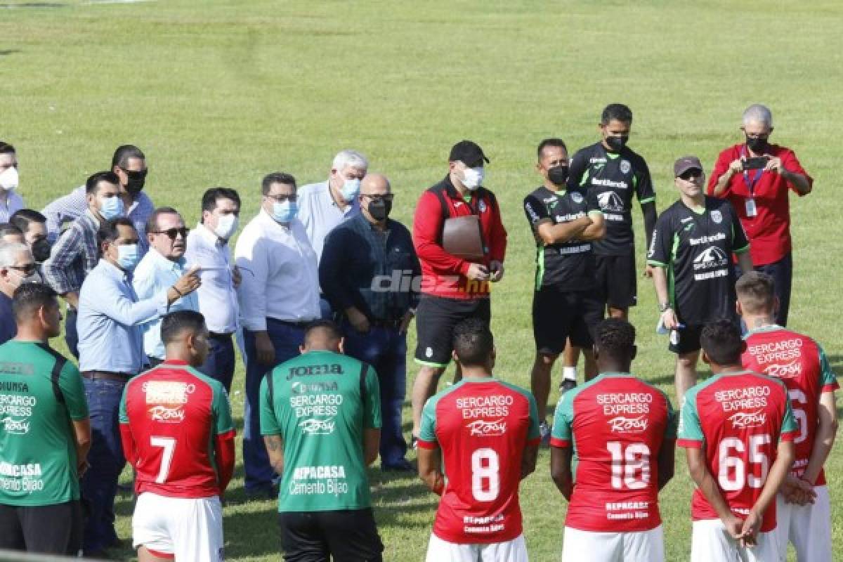 Marathón echa a andar su proyecto de título con el uruguayo 'Tato' García; así fue la bienvenida