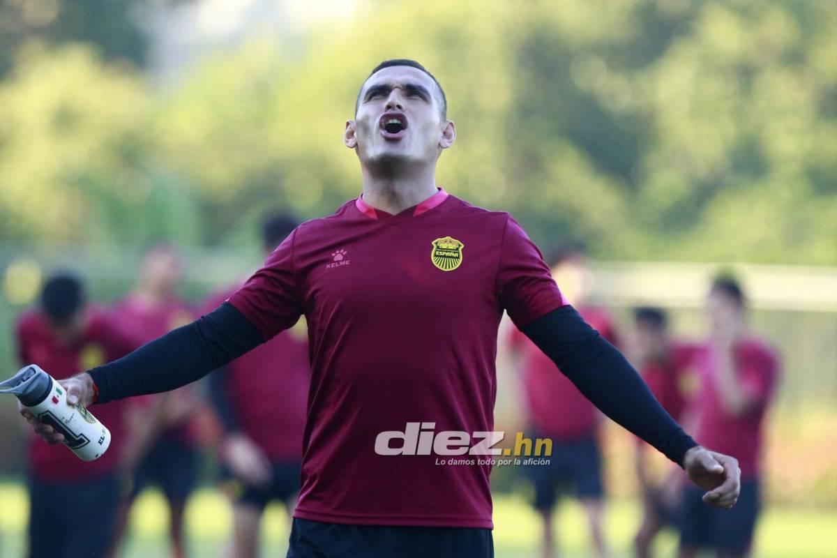 Así fue el entrenamiento del Real España antes de viajar a la capital para su batalla contra Motagua