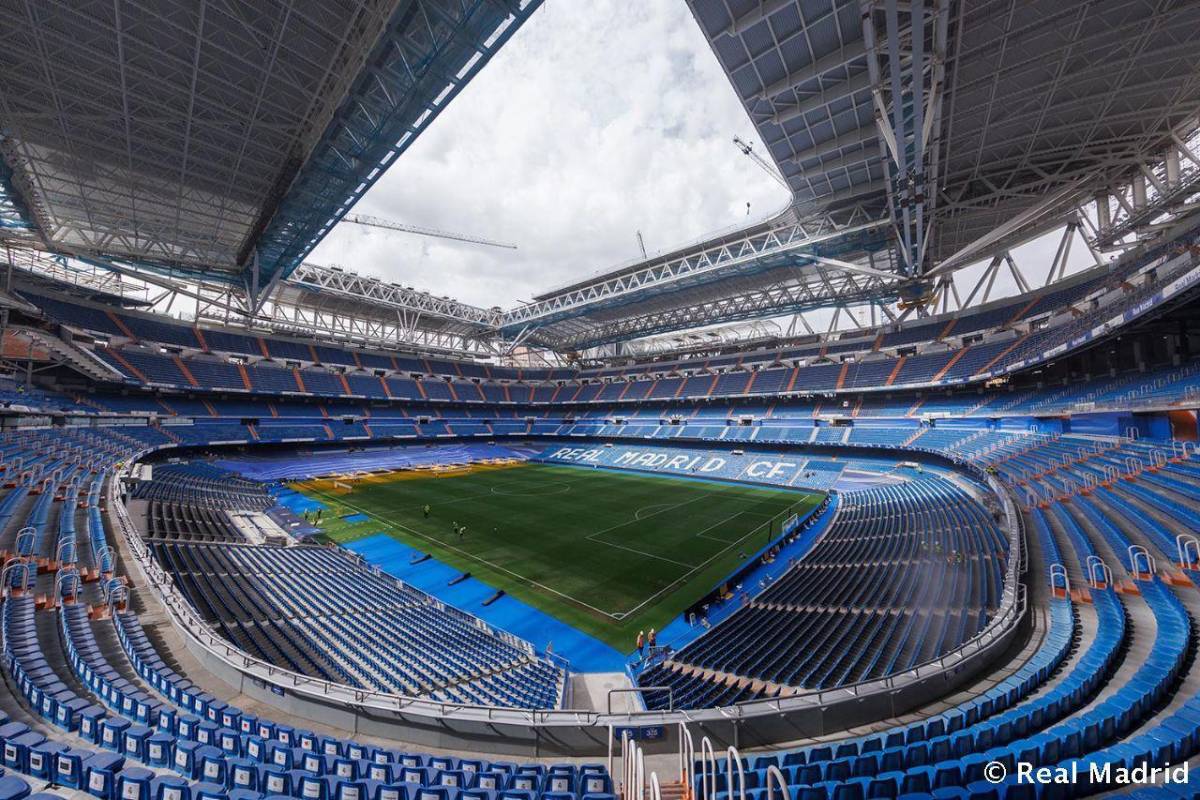 Real Madrid: Las impactantes imágenes de las obras en el Santiago Bernabéu; las placas metálicas y la nueva grada