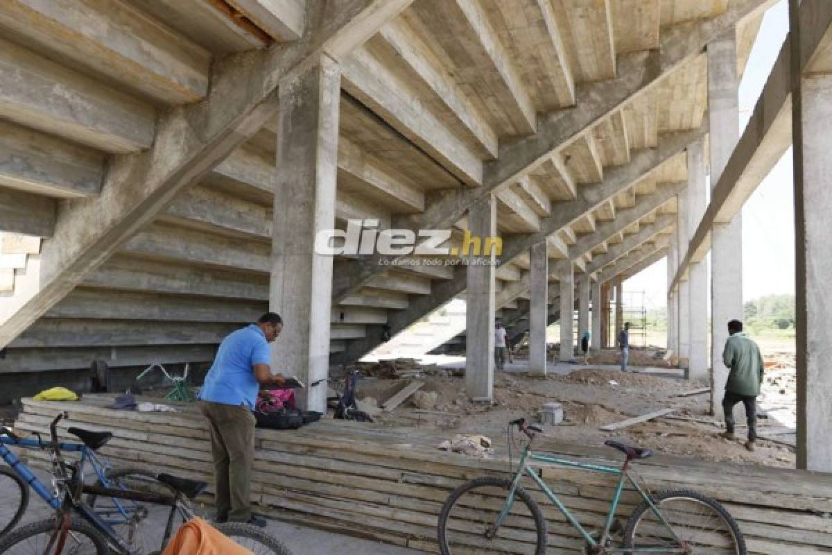 ¡Una joya! Así avanzan los trabajos del estadio del Parrillas One