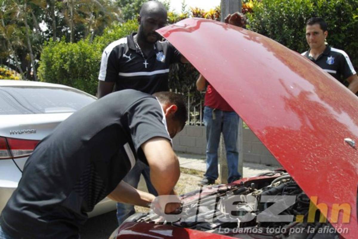 Así fue la captura de un ladrón a manos de los futbolistas del Honduras Progreso