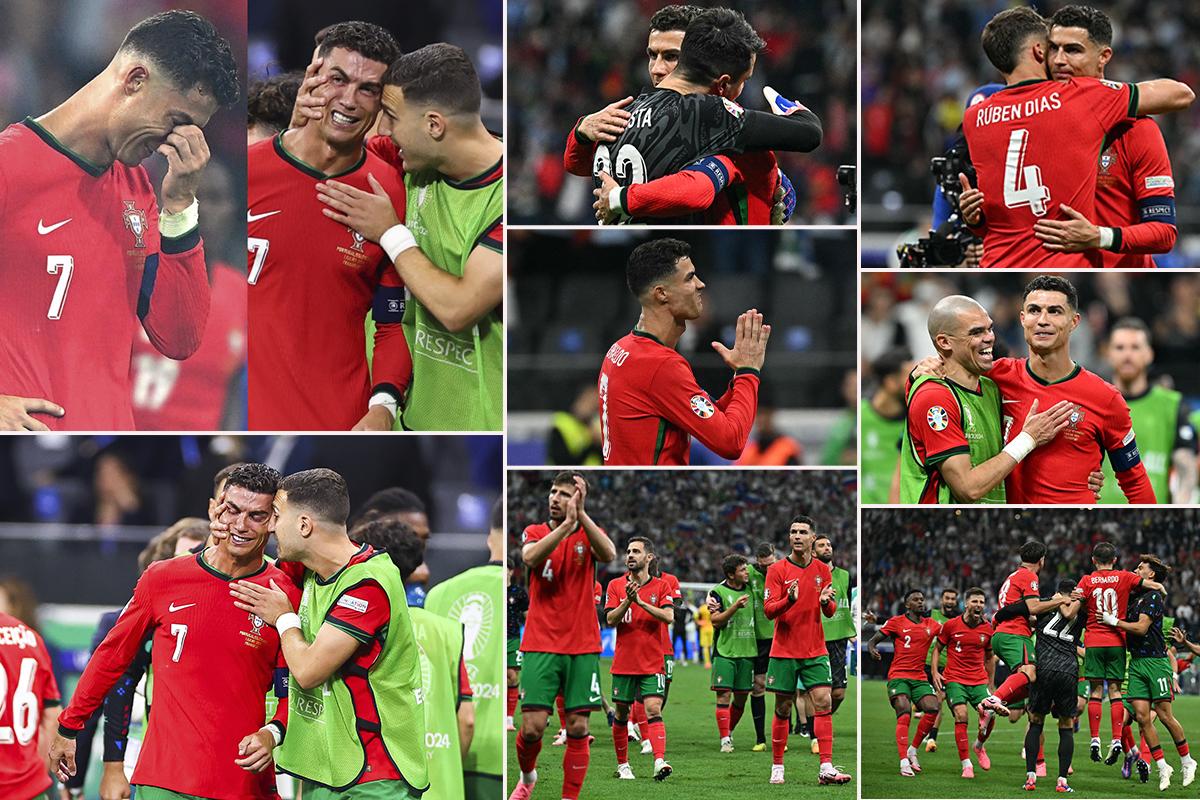 Cristiano Ronaldo lloró en la Eurocopa, pide perdón y así festeja la sufrida clasificación de Portugal a cuartos de final