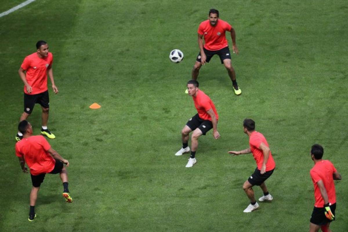 FOTOS: Así fue el entreno de Costa Rica en Samara para el debut en Rusia 2018