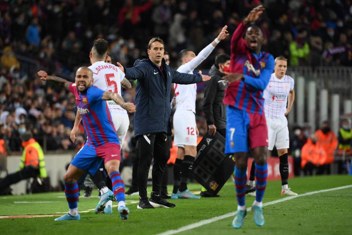 NO SE VIO EN TV: La locura de Dembélé y Dani Alves en el golazo de Pedri; Rakitic terminó en calzoncillos el Barcelona-Sevilla