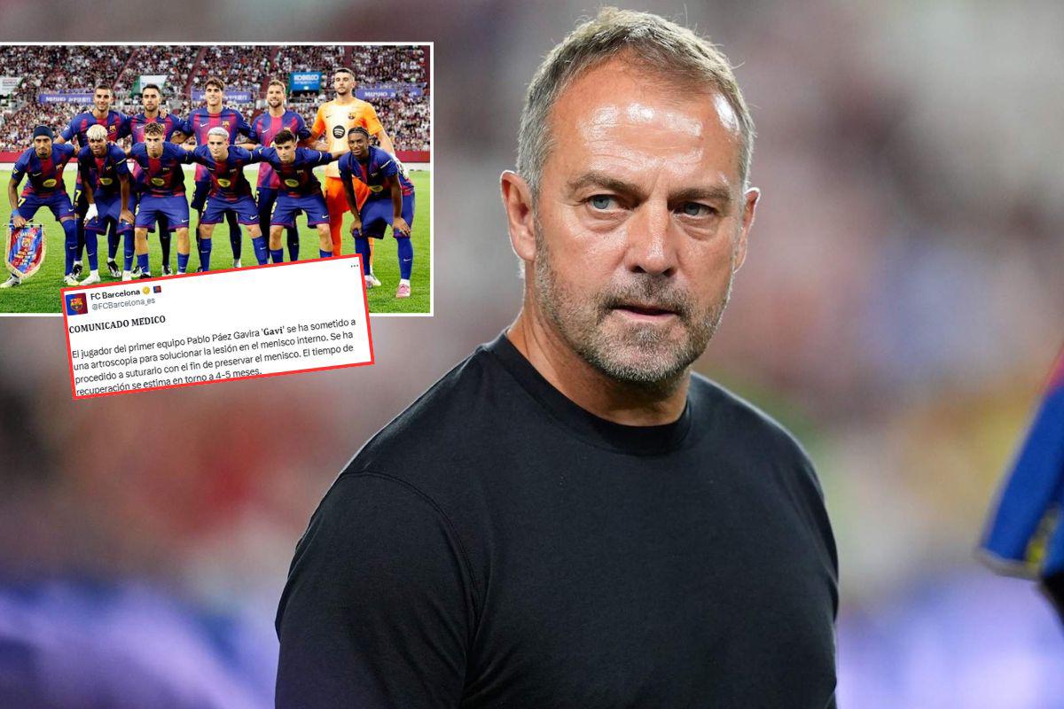 Hansi Flick lo pierde por el resto de 2025: Barcelona confirmó la sensible baja de una figura