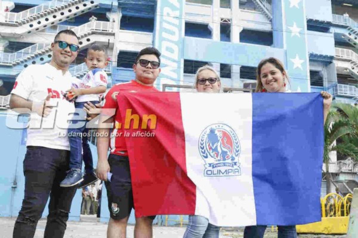 ¡Invasión olimpista! Así se vive la previa del clásico capitalino en el Olímpico