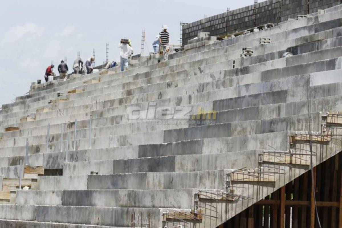 ¡Una joya! Así avanzan los trabajos del estadio del Parrillas One