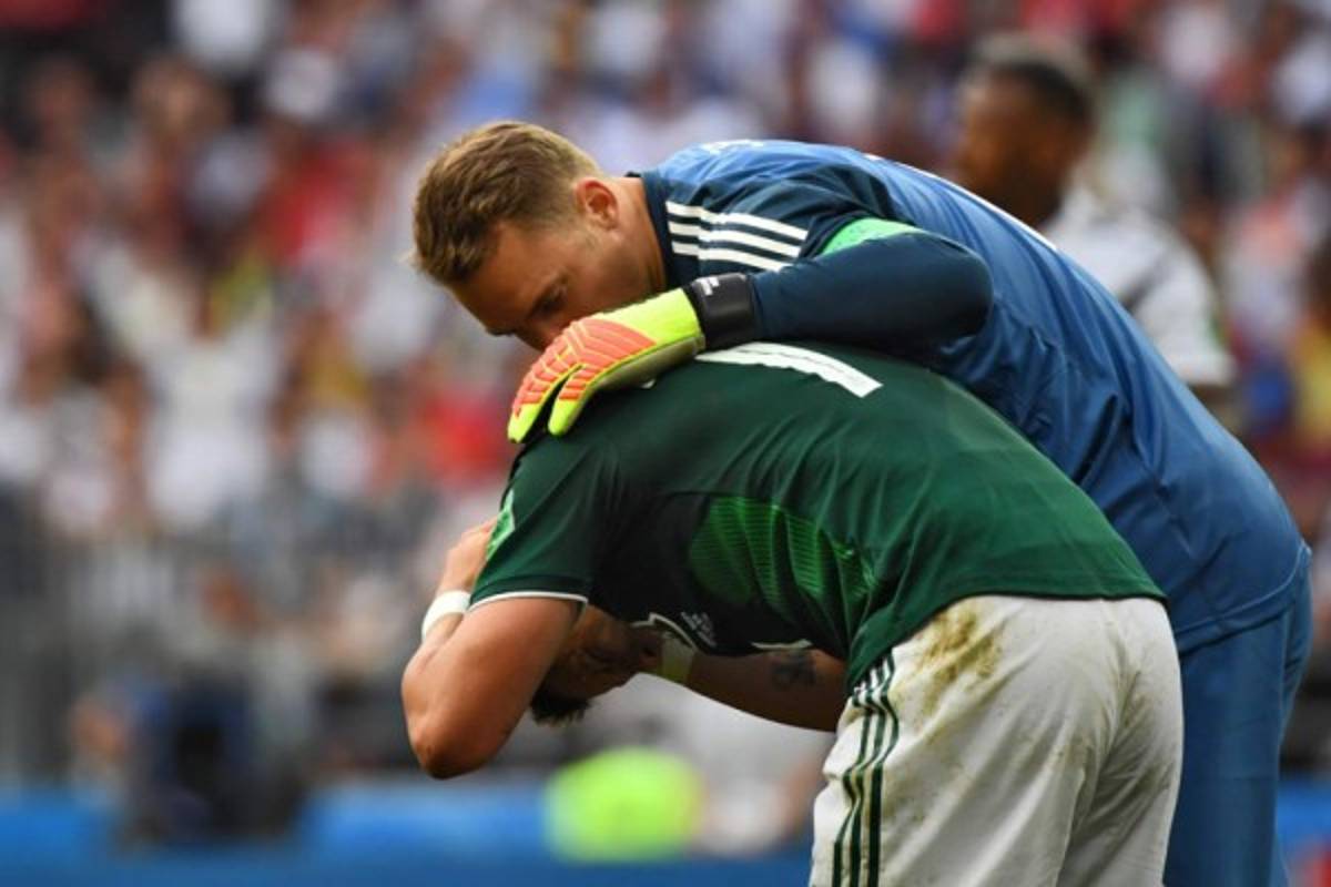 NO VISTE EN TV: El festejo de México, las caras tristes de Alemania y un crack en el estadio