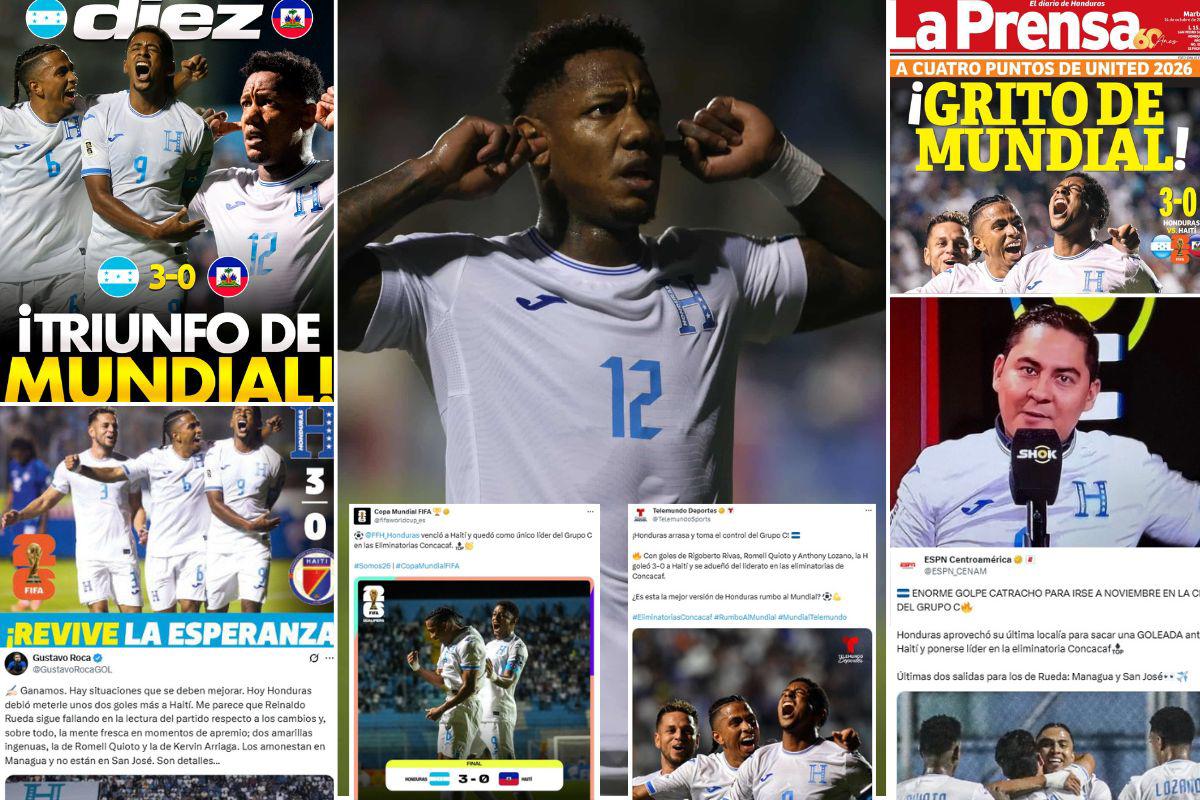 Honduras goleó a Haití y así reacciona la prensa: Chepe Bomba sorprende y afirman que la casa de la 'H' es Tegucigalpa