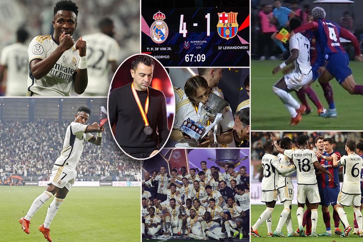 El show de Vinicius y recuerda a Cristiano Ronaldo; Real Madrid se mofa del Barcelona tras ganar la Supercopa de España