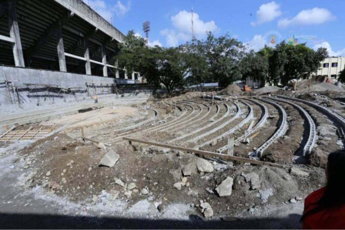 Con las remodelaciones, así luce el estadio Morazán donde se jugará Real España-Juticalpa