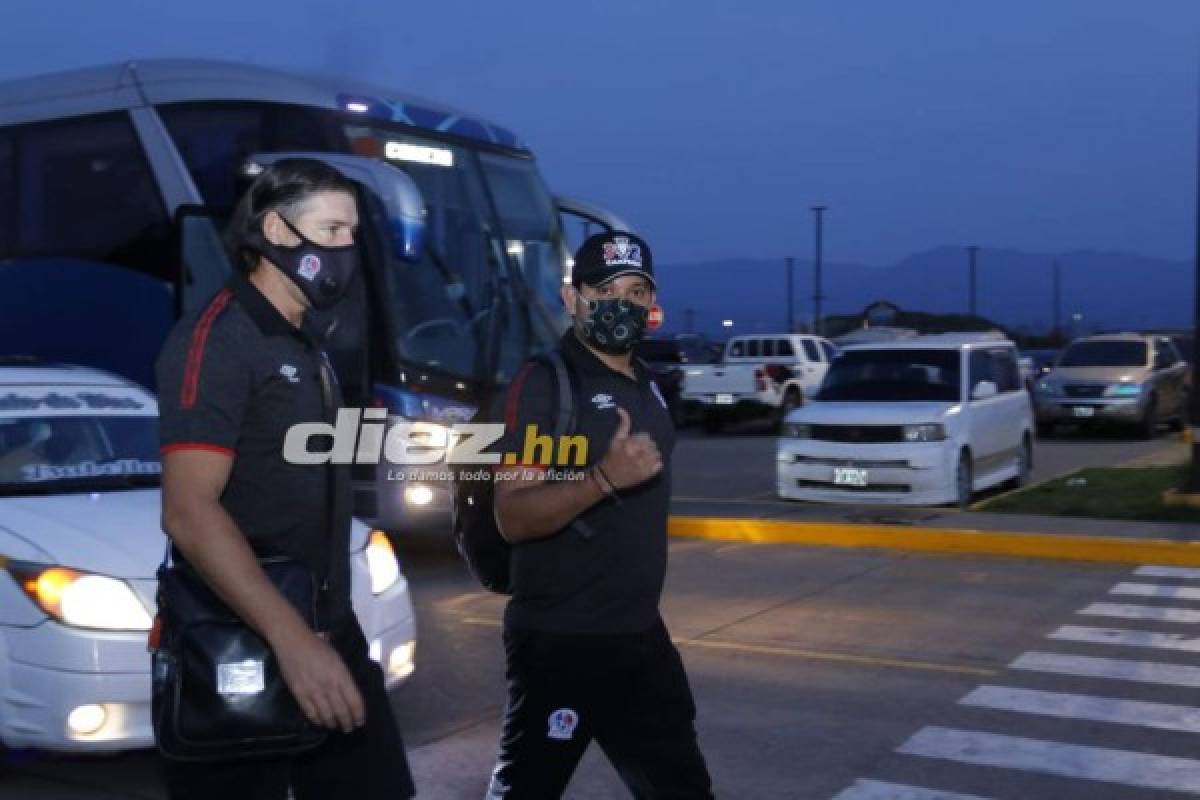 ¡Quieren marcar historia! Las postales de la partida de Olimpia para el juego ante América en el Azteca