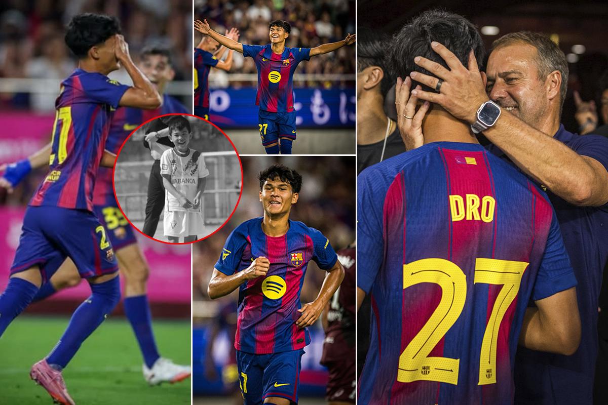 Tiene 17 años, sangre filipina y se hizo famoso tras marcar en su debut con Barcelona: No sabía ni cómo celebrar