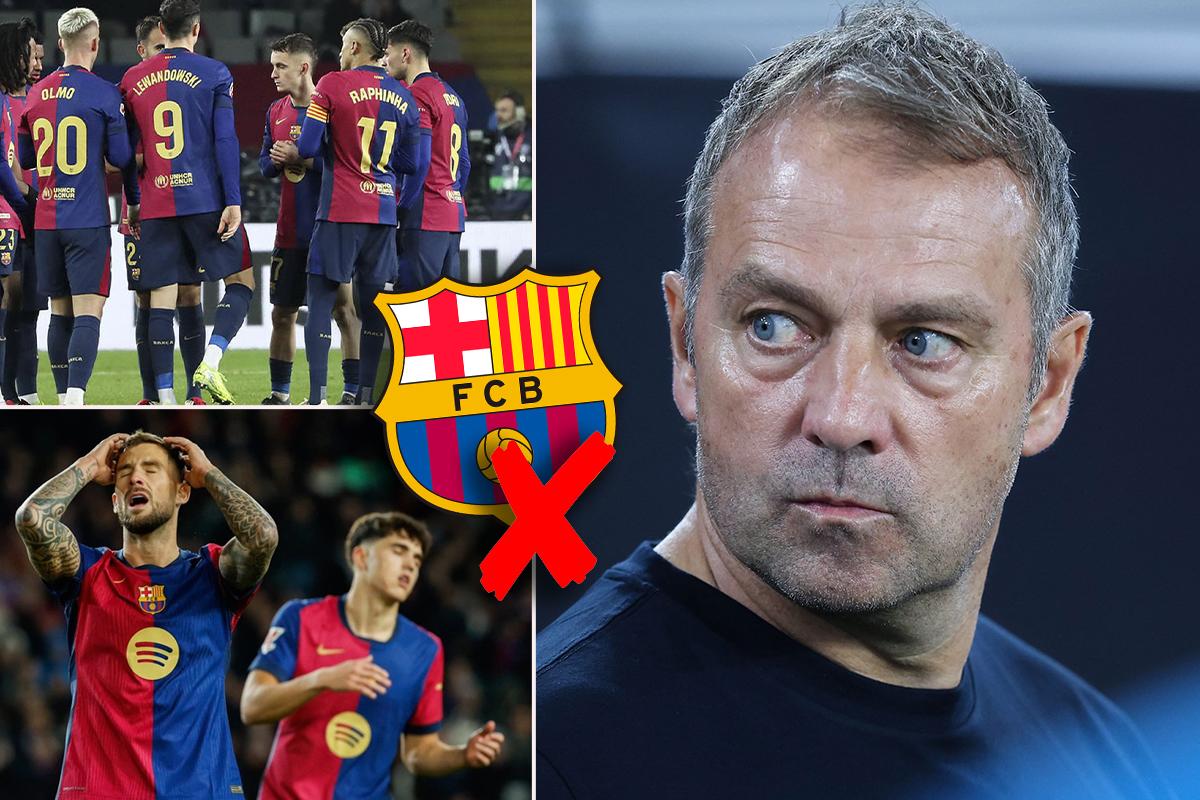 Barcelona se derrumba y Hansi Flick tomó una drástica decisión: jugarán poco o nada en 2025