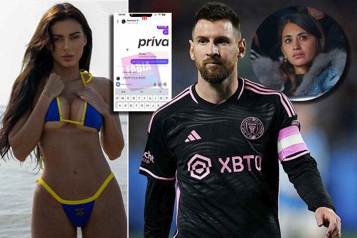 ¿Messi le fue infiel a Antonela? Los chats del argentino con esta preciosa modelo: “Él me habló primero”