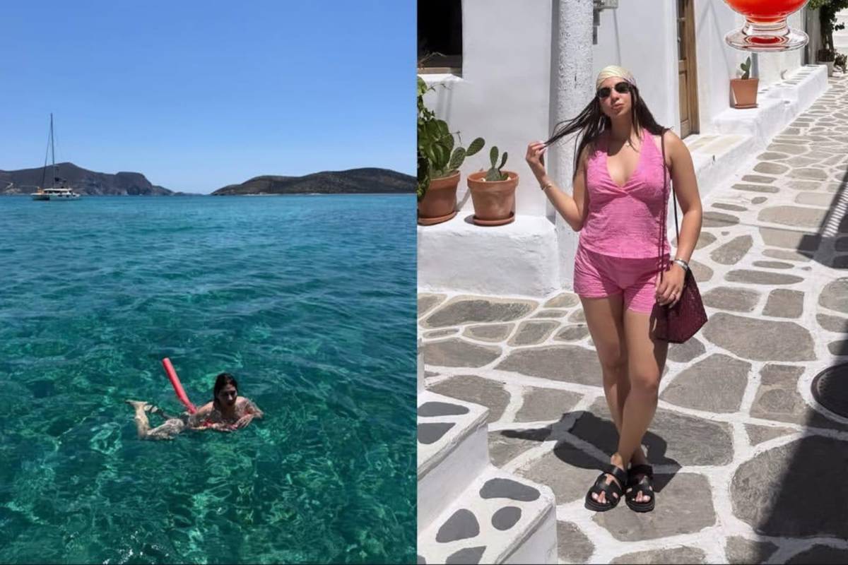 La bella esposa de Luis Palma enciende las redes en sus vacaciones en Grecia