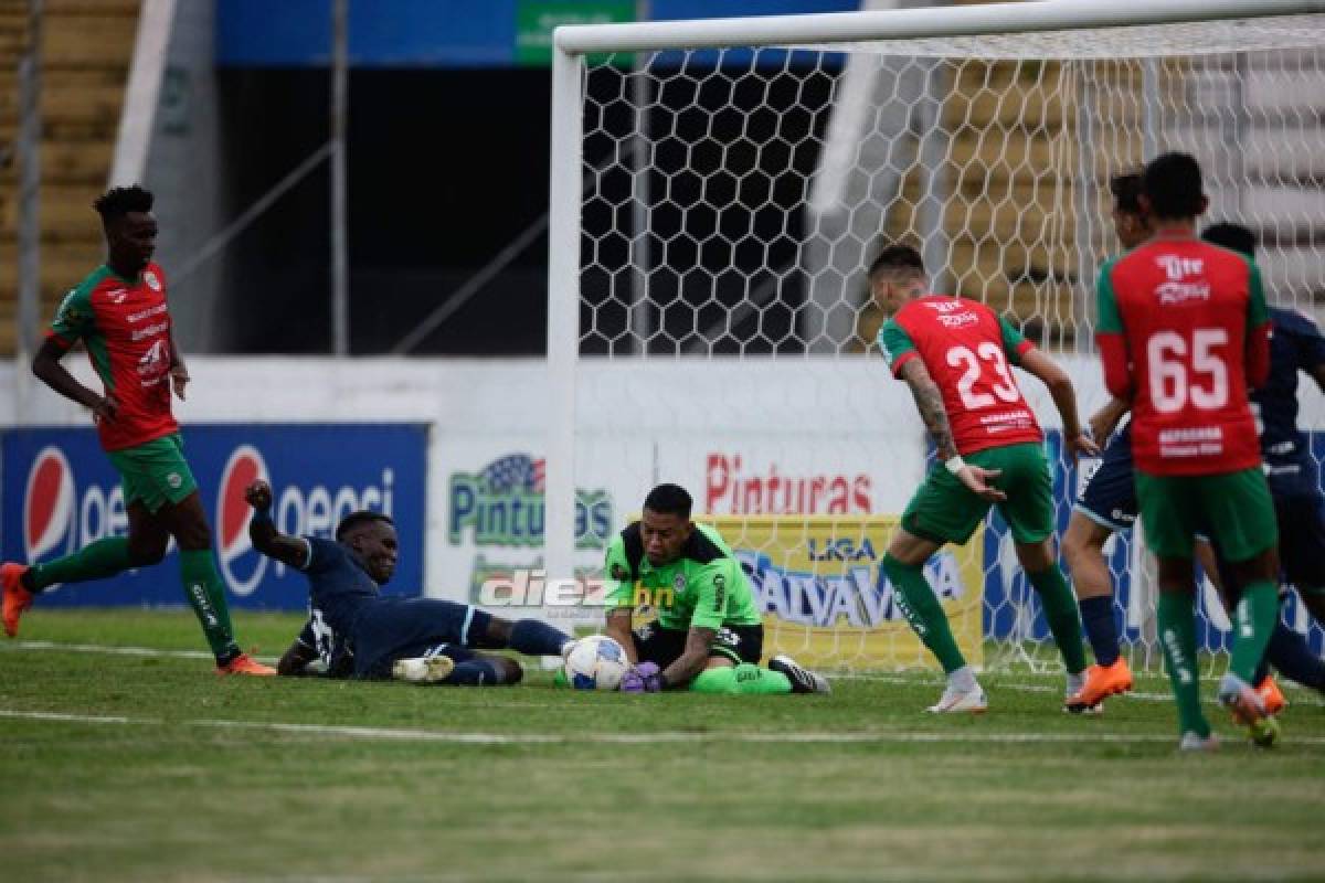 Reclamos, festejos y gesticulaciones de dolor: Las imágenes que dejó el clásico Motagua-Marathón