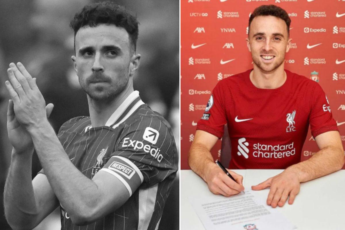 La decisión del Liverpool con el contrato de Diogo Jota y lo que planea hacer con sus tres hijos