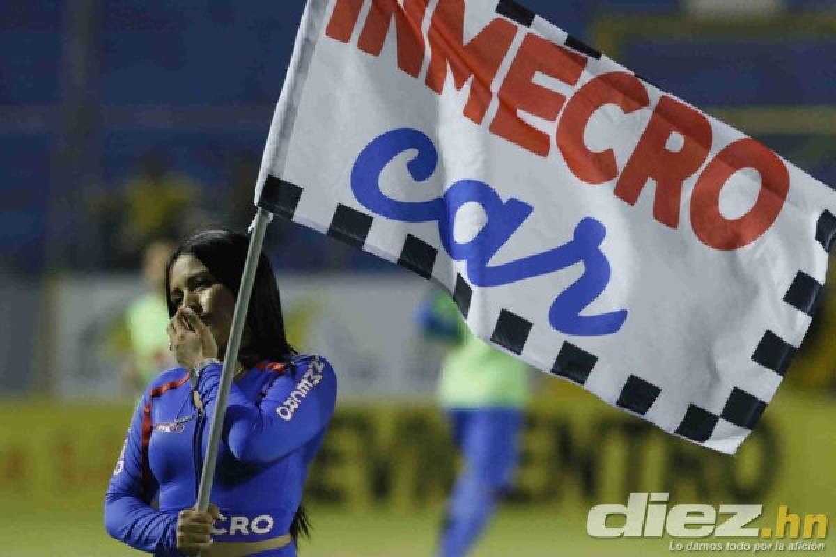 ¡Linduras! Las chicas que embellecieron el clásico entre Real España-Motagua