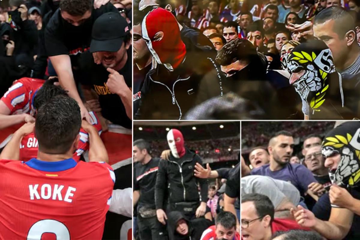 Atlético identifica a los encapuchados del derbi ante Real Madrid: la drástica decisión que tomó el club