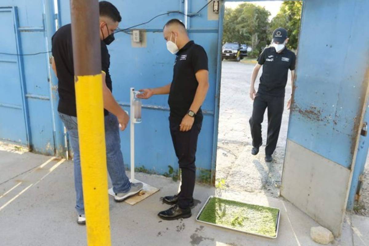 Real España - Olimpia: Las fotos de un estadio vacío y con un protocolo de bioseguridad bien montado