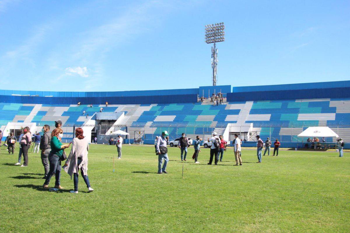 Maquillado y sin sillas: Así luce el estadio Nacional de Tegucigalpa previo a la toma de posesión de Xiomara Castro