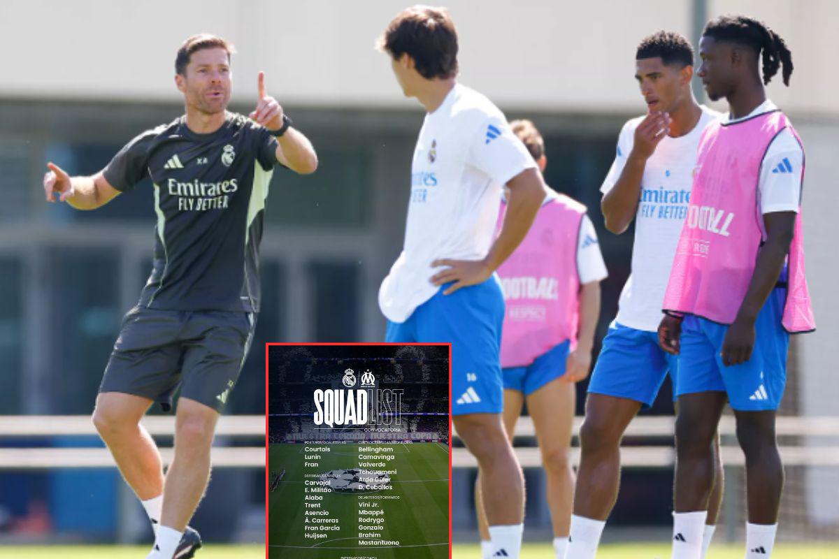 Real Madrid anunció su convocatoria para la Champions: Xabi Alonso por fin recupera a dos figuras