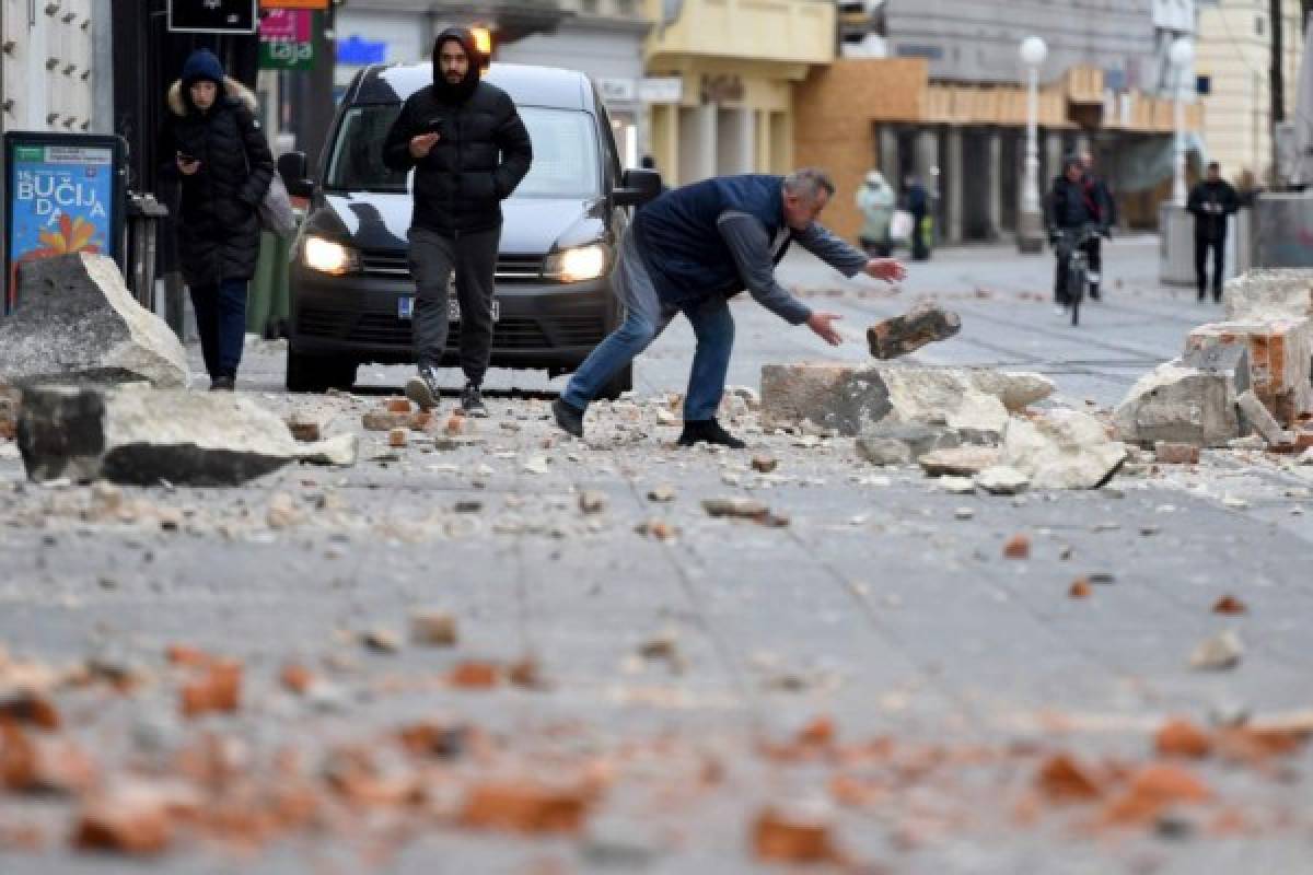 Fotos: Fuerte temblor sacude a Croacia en plena crisis mundial por coronavirus