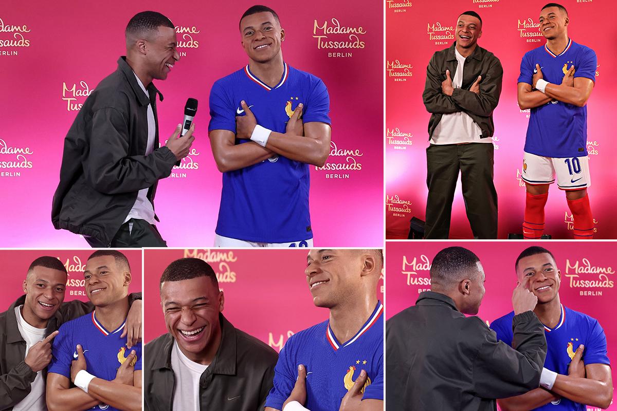 ¡No lo podía creer! La viral reacción de Mbappé tras ver su figura de cera en París: “Es más Kylian que yo”