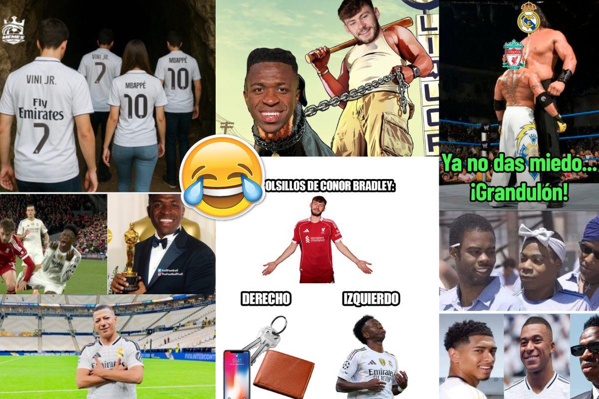 Los memes trituran a Vinicius y Mbappé por la derrota del Real Madrid ante Liverpool en la Champions